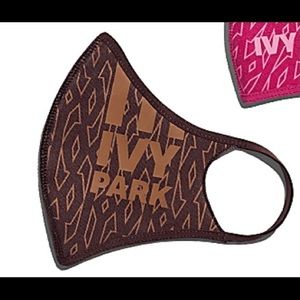 Brown Ivy Park monogram mask
